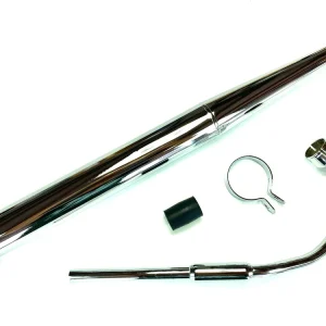 Zertifiziert SET Moped Auspuff + Krümmer passend für Zündapp Typ 460 Anschluss 26/36 ZX ZL ZS