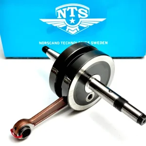 Kostenloser Versand Vollwangen Tuning Kurbelwelle mit Silberkäfig passend für Zündapp 2/3/4 Gang