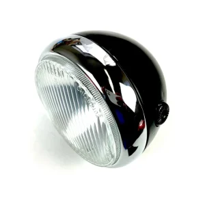 Scheinwerfer komplett Metall schwarz passend für Zündapp für 517 KS50 + GTS Western Kostenloser Versand