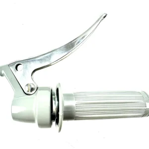 Gasgriff GRAU passend für Zündapp Combinette, Rex, Zweirad Union, Gasdrehgriff Oldtimer Neuheit