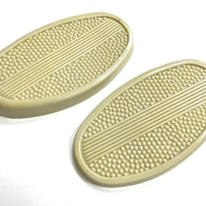 Kreidler Florett Eiertank 2 x Kniekissen Super 4 Super 5 Benzintank Tankgummi SET creme Direktkauf