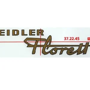 Top-Angebot Schriftzug Aufkleber gold Kreidler Florett für Eiertank Modell