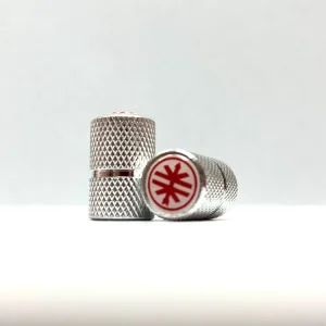 2 Ventilkappen chrom mit Kreidler Logo Gratis Versand