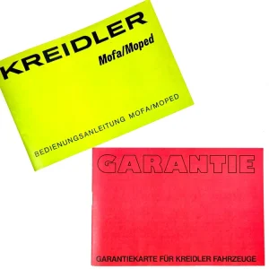 Bedienungsanleitung + Garantieheft für Kreidler MF2 MF4 Mofa und Moped MP1 MP2 Saisonangebot