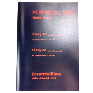 Sonderangebot Ersatzteilkatalog Kreidler Flory MF20 MF22 Mofa ab Bj. 1979 Ersatzteile Katalog