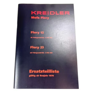 Abverkauf Ersatzteilkatalog Kreidler Flory MF12 MF23 Mofa ab Bj. 1978 Ersatzteile Katalog