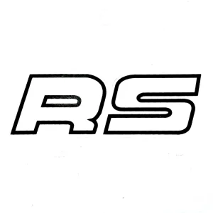 Garantierte Lieferung 1 x Aufkleber Kreidler RS weiß schwarz umrandet 96x34