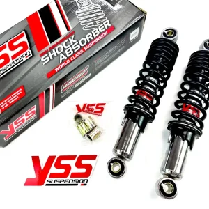 Meistverkauft YSS PRO-X Öldruck chrom/schwarz Federbeine 260mm einstellbare Stoßdämpfer Kreidler