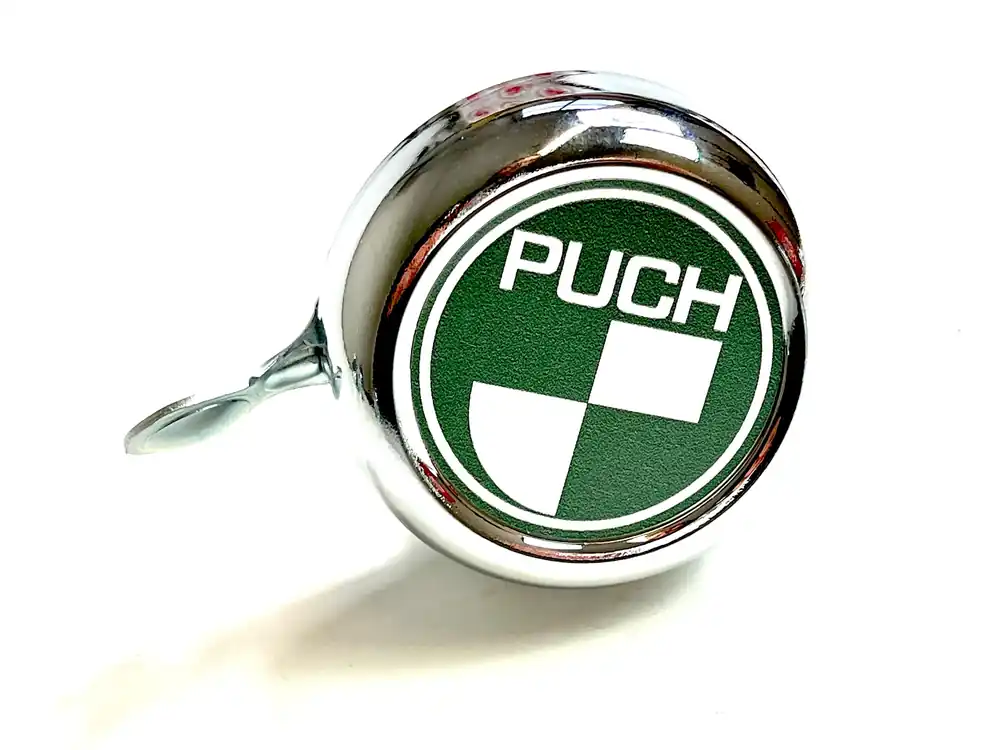 Sonderaktion Klingel / Schelle - chrom mit Puch Schriftzug