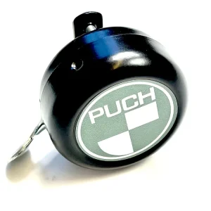 Klingel / Schelle - schwarz mit Puch Schriftzug Aktuell