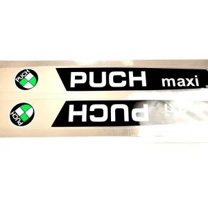 2 x Puch Maxi N Tankaufkleber Sticker 2. Modellreihe Tank Aufkleber Kostenloser Versand