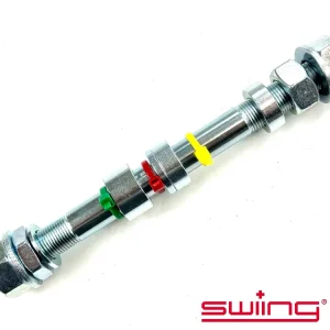 Ausverkauf Radachse Set M12x1 x 165 mm Guss- & Speichennaben für Puch Mofa swiing® revival