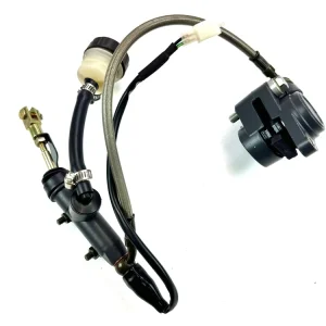 Neue Ware Bremssattel, Bremsleitung & Bremsgeber zu Scheibenbremse (Fussbremse)