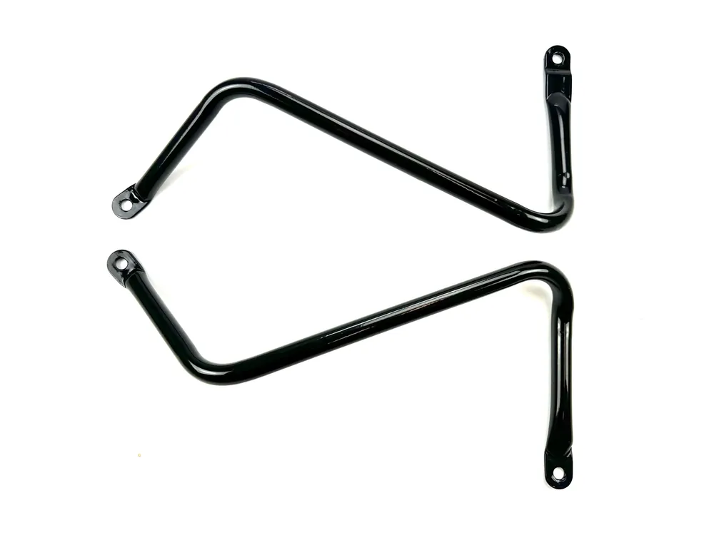 Super-Preis Puch Maxi N Bügel Sturzbügel 2 Stück schwarz glänzend Seitenstangen Seitenbügel