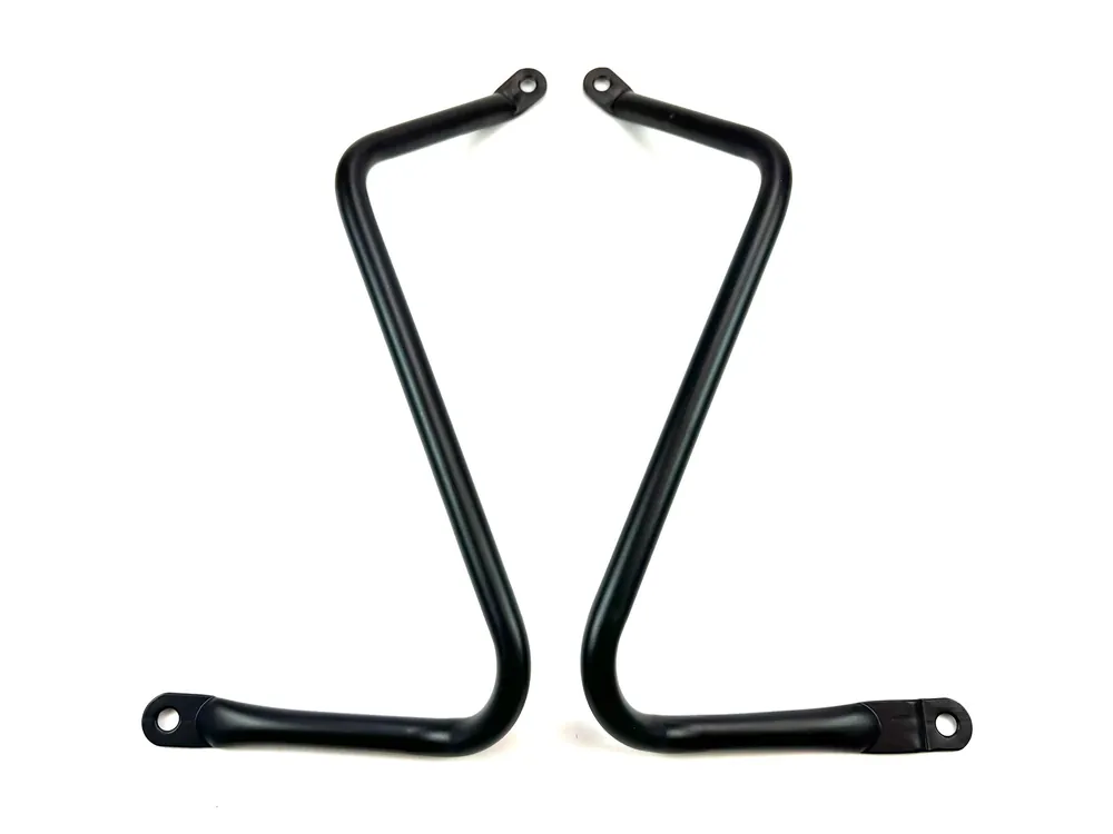 Puch Maxi N Bügel Sturzbügel 2 Stück schwarz matt Seitenstangen Seitenbügel Sichere Zahlung