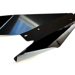 Ausverkauf Luftleitblech Spoiler Beinschutz schwarz Puch Maxi N S mit Kabelkanal Pulverbeschichtet