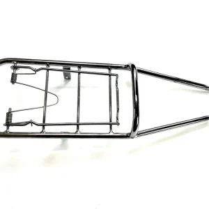 Kostenloser Versand Gepäckträger hinten chrom für Piaggio Vespa Ciao eckige Sattelstütze