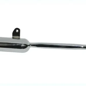 Neuer Auspuff chrom für Piaggio Vespa Ciao 22,5mm Anschluss Ausverkauf