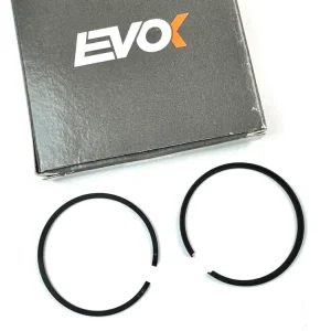 EVOK 50ccm 2 x Marken Kolbenringe 38,4 x 10mm Piaggio Ciao Si Bravo Grillo Neue Ware