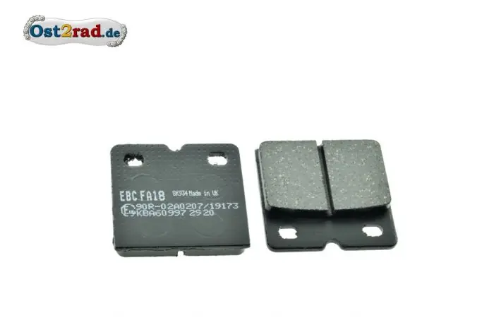Bremssteine EBC Satz passend für MZ ETZ Rabatt