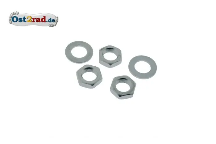 Schnäppchen Mutter Set für Schwingebolzen passend für MZ ETZ, TS, ES