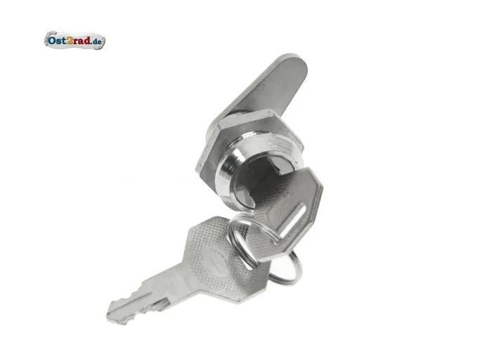 Seitendeckelschloß passend für MZ ES ETS TS ETZ mit Staublippe Schneller Versand