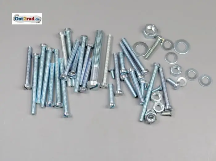 Schraubensatz Motor passend für MZ TS 250/1 Schlitz Schneller Versand