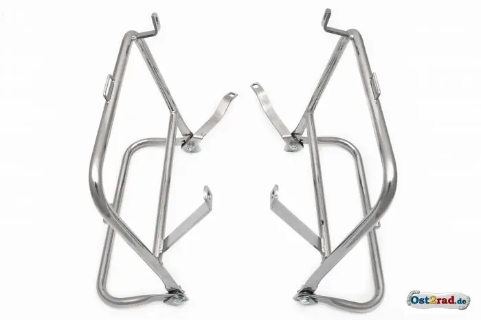 Seitengepäckträger Satz für MZ, ES ETS TS 125 150 chrom, EU-Produktion Highlight