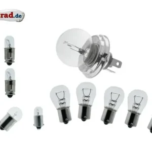 Letzte Chance Birnensatz, Glühlampen Bilux 6V passend für MZ