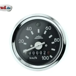 Saisonangebot Tachometer mit Chromring bis 100 km/h SIMSON S51 S70