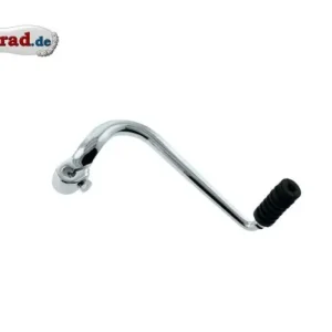 Preisknaller Kickstarterhebel verchromt für SIMSON S51 KR51 mit Gummi, Starr