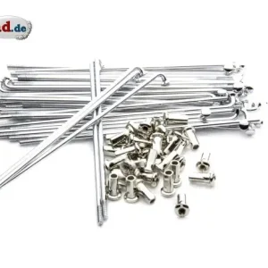 Ausverkauf Speichensatz für Simson verchromt Vogelserie S50 S51 für 16" Standard