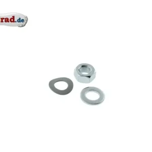 Mutter, Scheibe f. Steckachse Simson S50, S51, SR50 Top-Seller