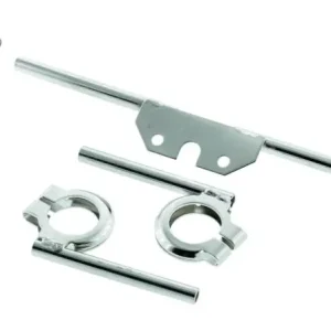 Neue Kollektion Blinkleuchtenträger Set vorn und hinten passend für Simson S51 S50 Chrom