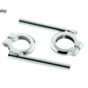 Geprüft Blinkleuchtenträger, Blinkerhalter S50 S51 vorn verchromt, für Simson