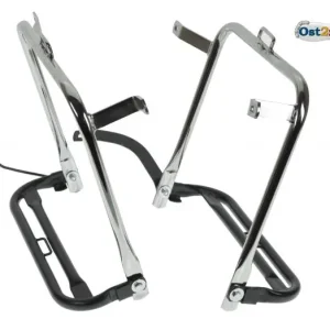 Seitengepäckträger Satz für SIMSON S50 S51 S70 Mokick Chrom-Schwarz Sonderaktion