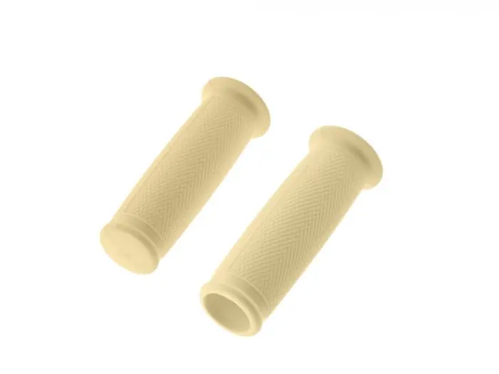 Solange Der Vorrat Reicht Griffgummi Set Oldtimer universal, ballig, elfenbein, NSU BMW Zündapp DKW