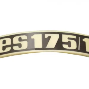 Abzeichen Plakette für Kotflügel passend für MZ ES 175/1 gebogen Plastik Neue Kollektion