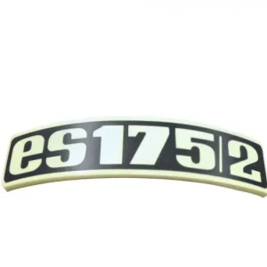 Abzeichen, Plakette für Kotflügel passend für MZ, ES175/2 gebogen Plastik Heißes Angebot