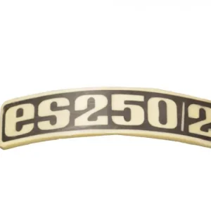 Direktkauf Abzeichen, Plakette für Kotflügel passend für MZ, ES250/2 gebogen Plastik