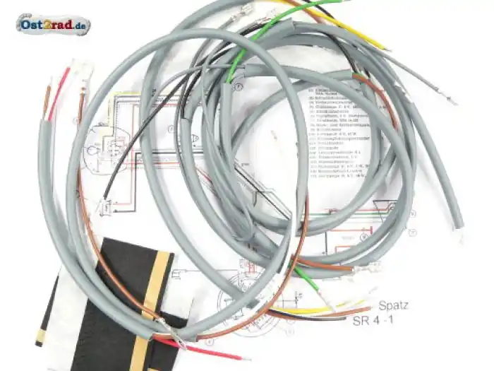 Kabelbaum für SIMSON Spatz grau Saisonangebot