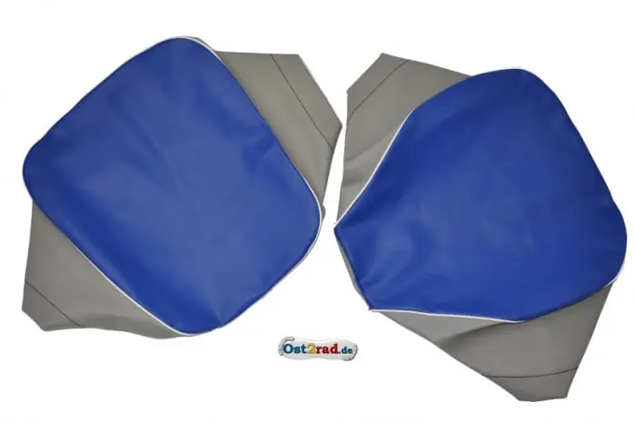 Set Sitzbezüge Einzelsitze SIMSON AWO -S 425 blau-grau Mega-Angebot