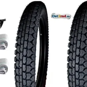 Reifensatz 18x 3,25 und 3,50 Mitas passend für AWO Sport H-03 Klassik Nur Für Kurze Zeit