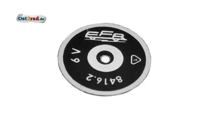 Gratis Versand Typenschild RUND Hupenabdeckung RUHLA passend für BK RT und AWO