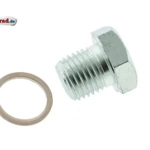 Ölablassschraube mit Dichtring passend für AWO M14 Kostenloser Rückversand