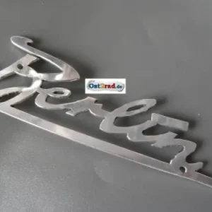 Schriftzug Berlin Aluminium IWL Berliner Roller Ausverkauf