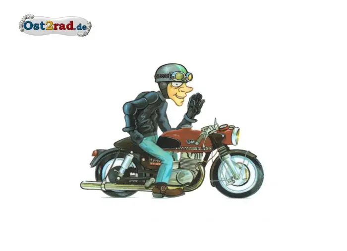 Aufkleber Karikatur ETS250 Bestseller