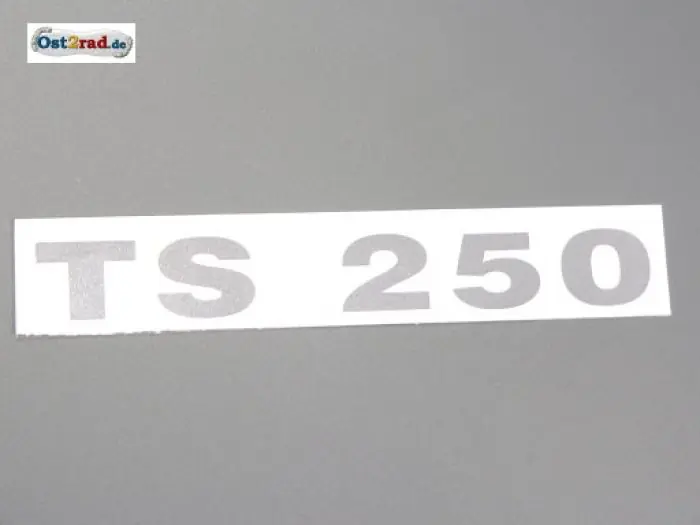Highlight Aufkleber passend für MZ TS250 chrom