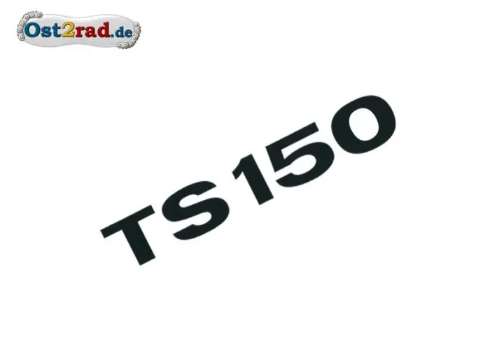 Aufkleber Seitendeckel passend für MZ TS 150 Schnäppchen