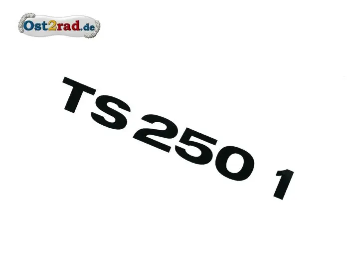 Preiswert Aufkleber Seitendeckel passend für MZ TS 250-1
